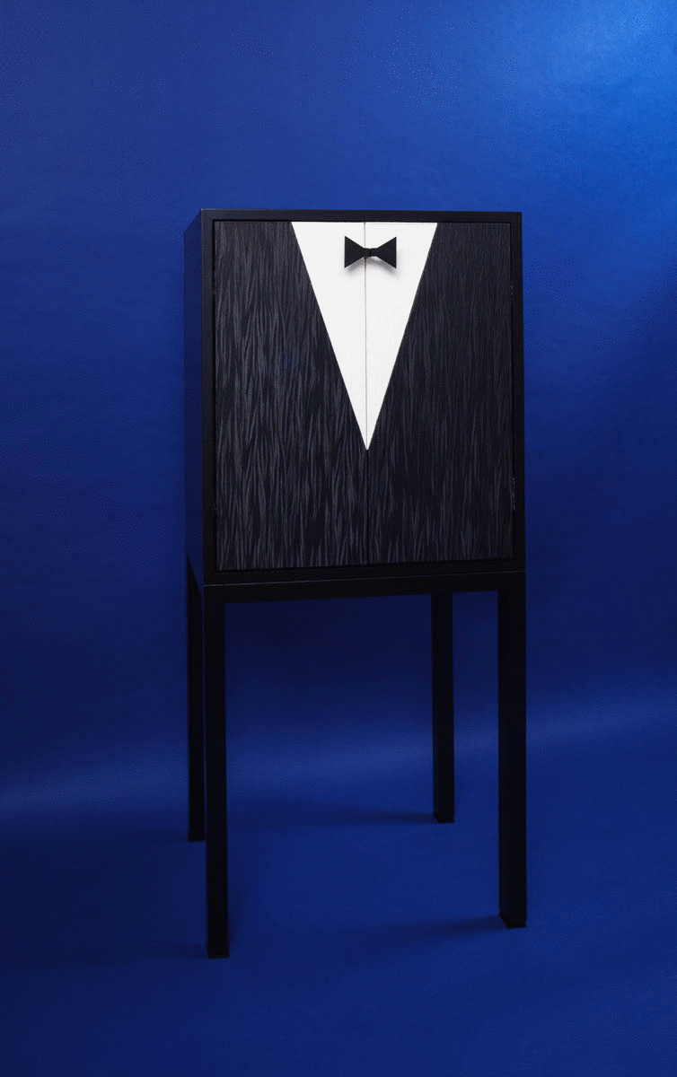 007 Bar 007 Bar wooden black tuxedo James Bond inspired bar