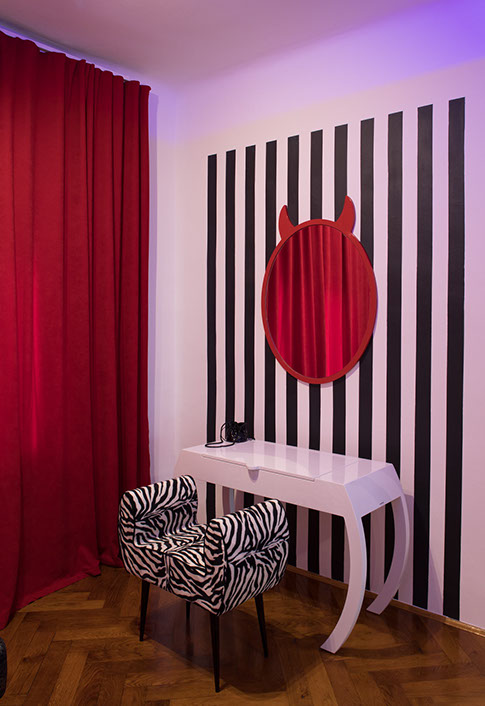 Wake Up for Make Up collection: Wake Up for Make Up, Reflections of Fantasies, I'm the Wild One Wake Up for Make Up collection of Wake Up for Make Up dressing table, I'm the Wild One chair and Reflections of Fantasies mirror